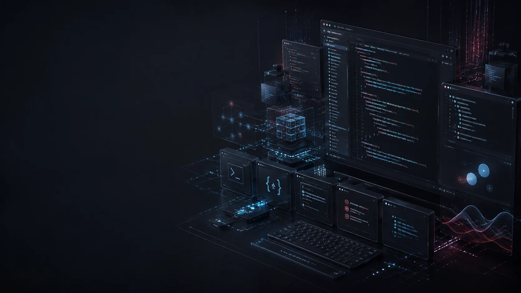 Abstract modular structures representing programming and systems logic